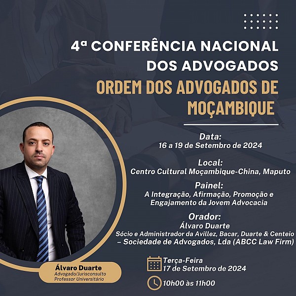 Álvaro Duarte orador na 4.ª Conferência Nacional dos Advogados